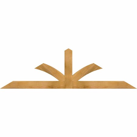 Ekena Millwork Richland Rough Sawn Timber Gable Bracket, Western Red Cedar, 72"W x 21"H x 2"D x 4"F, 7/12 Pitch GBW072X21X0204RIC00RWR